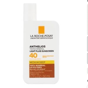 La Roche-Posay Anthelios Tinted Mineral Light Fluid Sunscreen Medium Deep